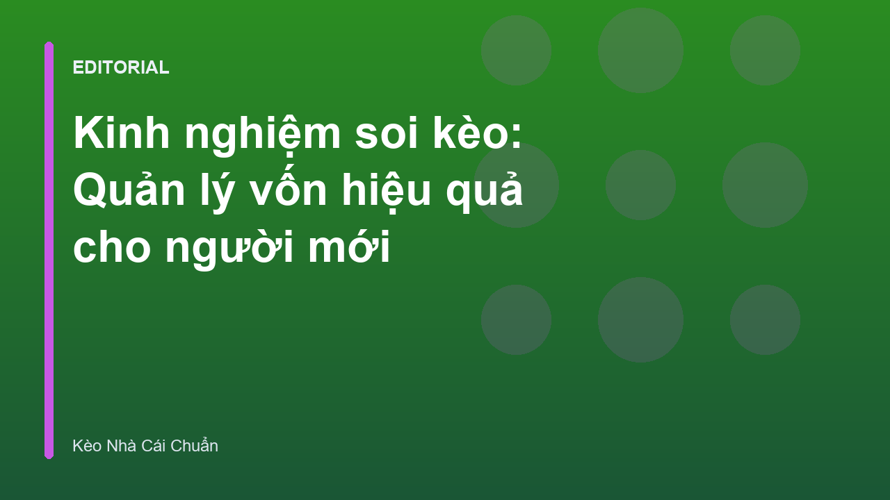 Biểu đồ quản lý vốn trong cá cược bóng đá
